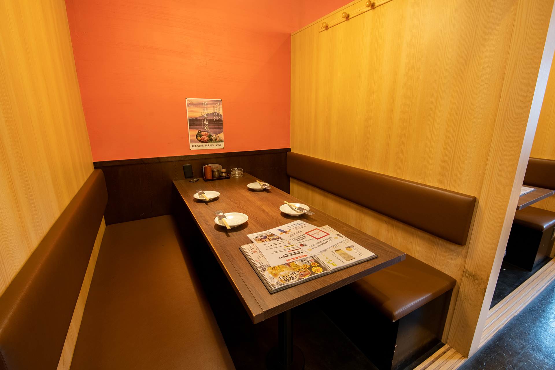 串焼き・鍋・焼酎 焚(たける )店内